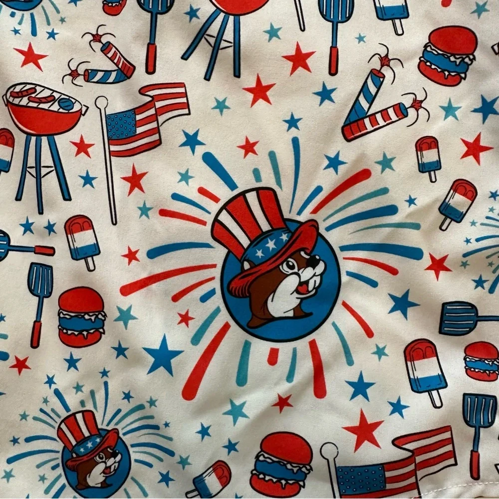 🩶SOLD🩶 Buc-ee’s | Patriotic Mascot Button Down - Size Youth XS - EUC_5
